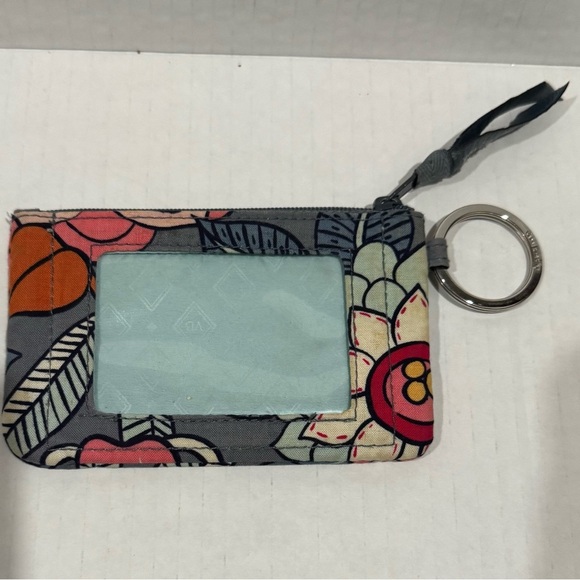 Vera Bradley Zip ID Case With Keychain In A Variety Of Prints - Picture 1 of 6
